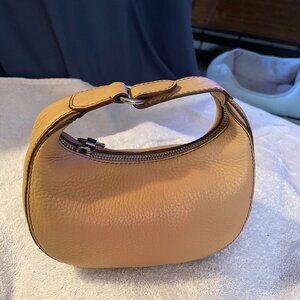 Cole Haan Tan Leather Small Hand Purse